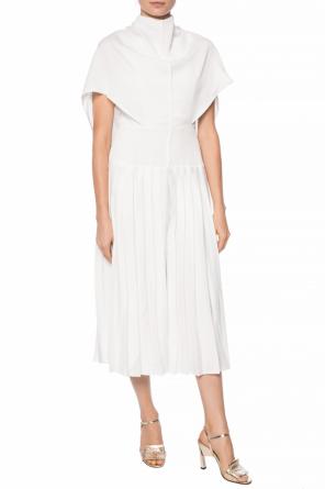 Pleated dress with a cape, zdjęcie 2 Pleated dress with a cape od Self Portrait